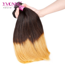 Remy Hair Ombre Colored Two Tone peruano armadura del pelo